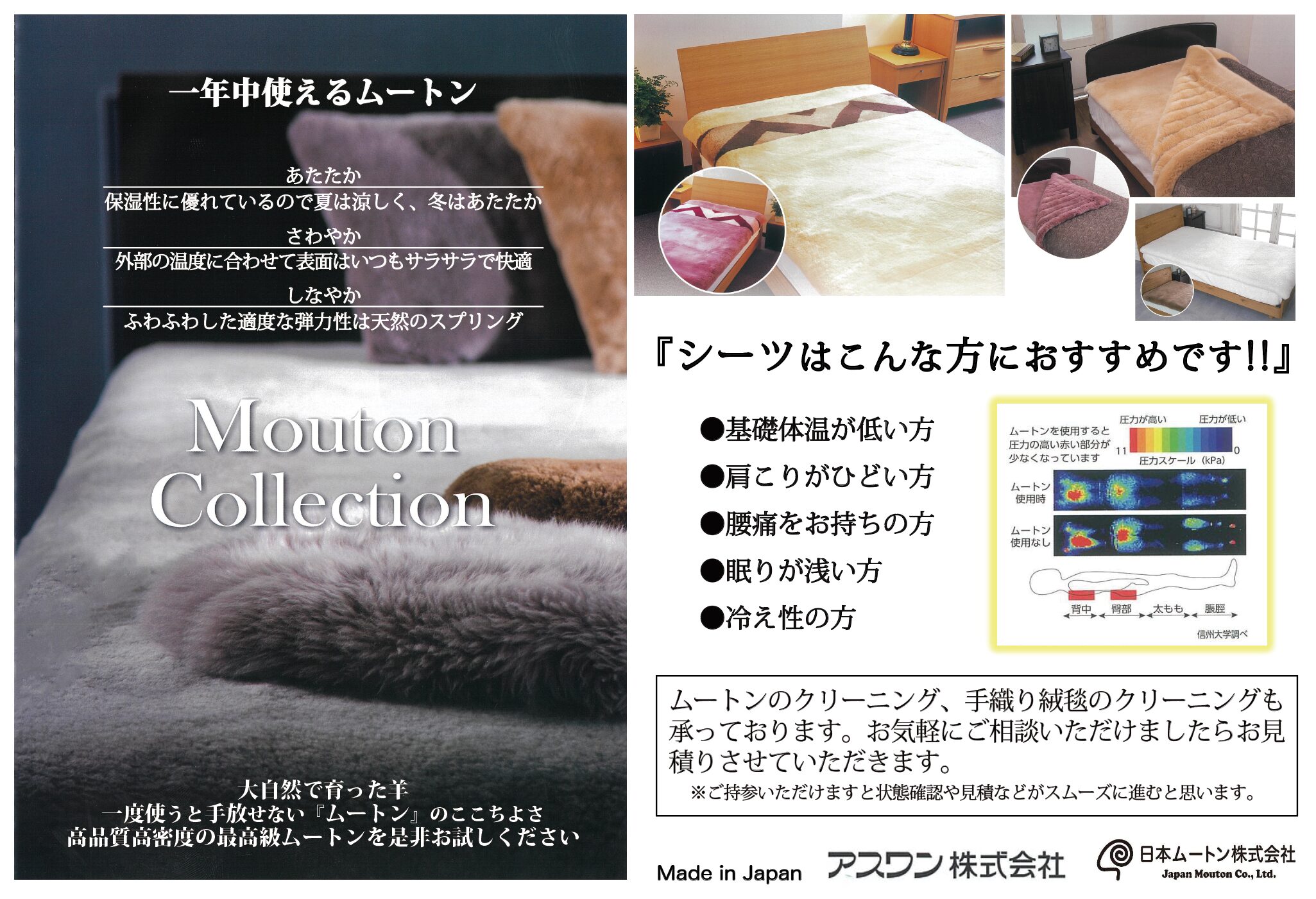 ムートンシーツ