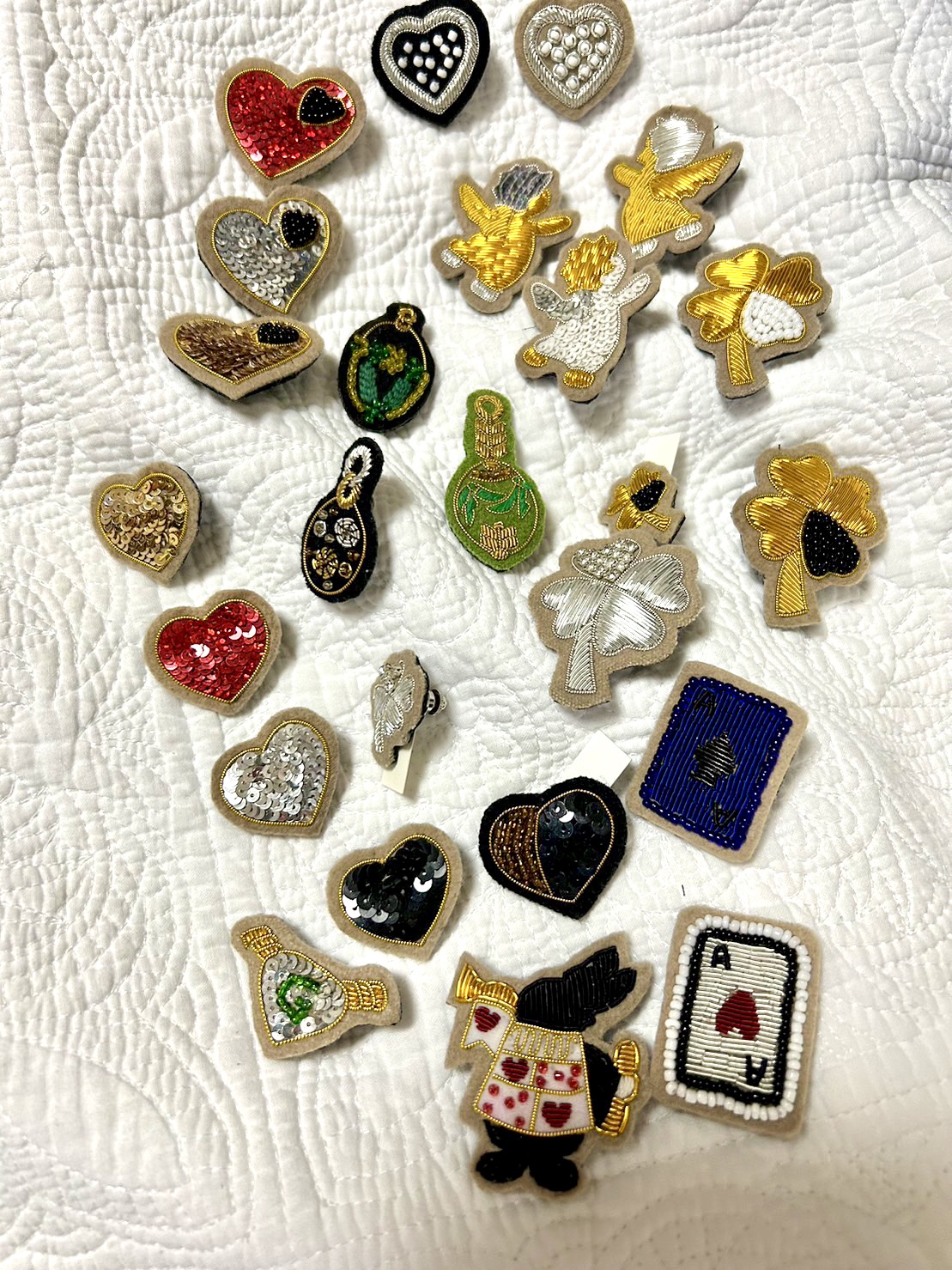 パンセ（ザリ刺繍）