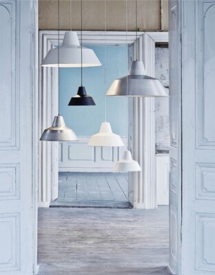 ヴェデル・マッドソン ワークショップランプ 照明 ライト ランプ 白 M The work shop lamp - 暮らしの道具 吉山